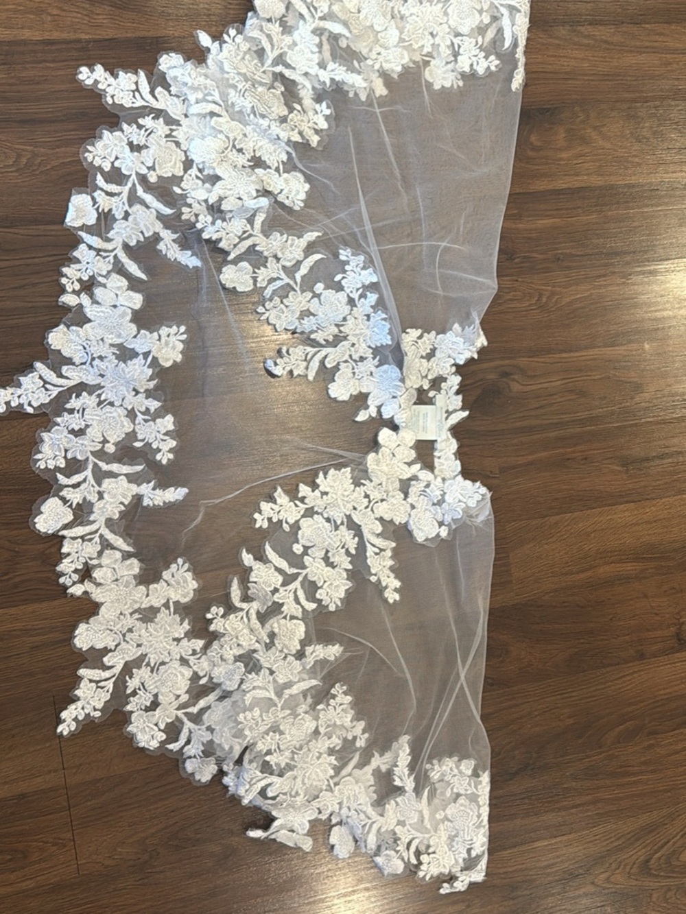 Bridal Lace shawl - White -